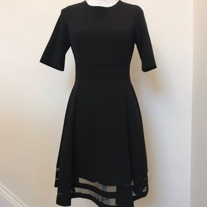 Calvin Klein Black Fit & Flare Size 6P
